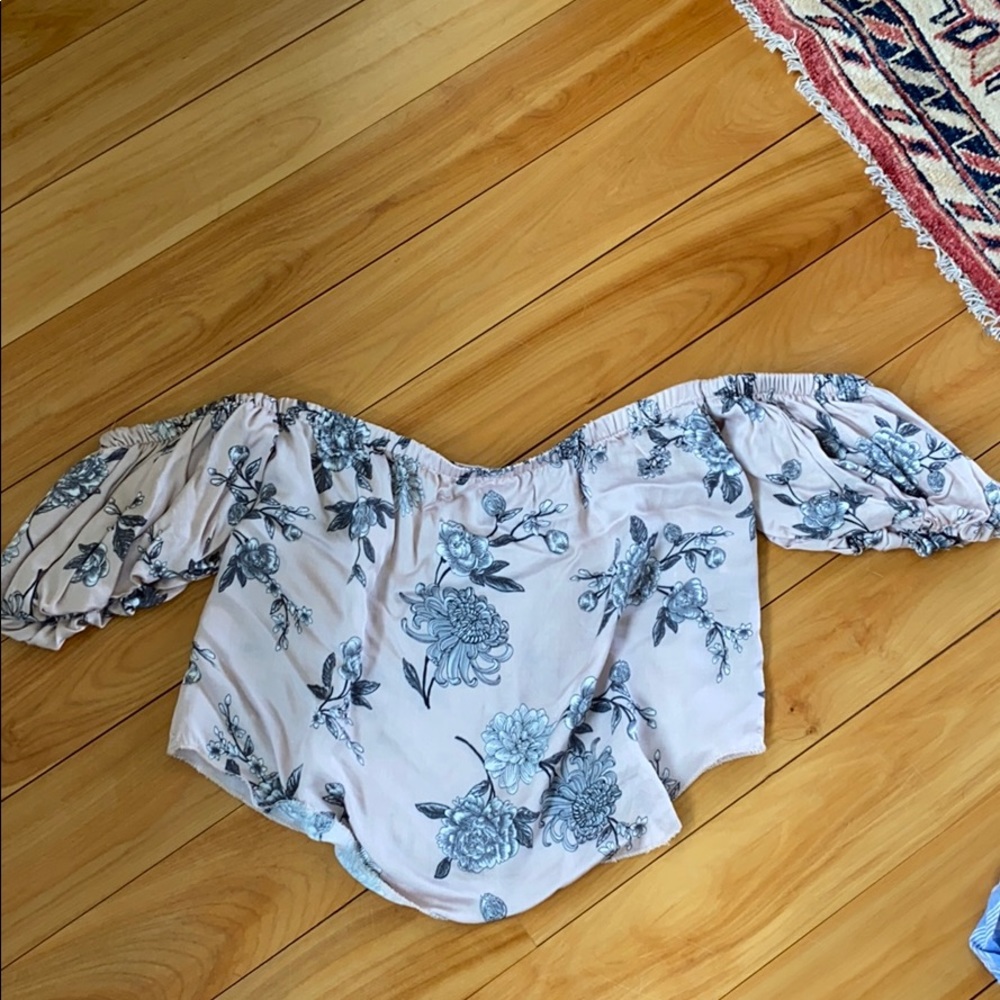 Off Shoulder Floral Top